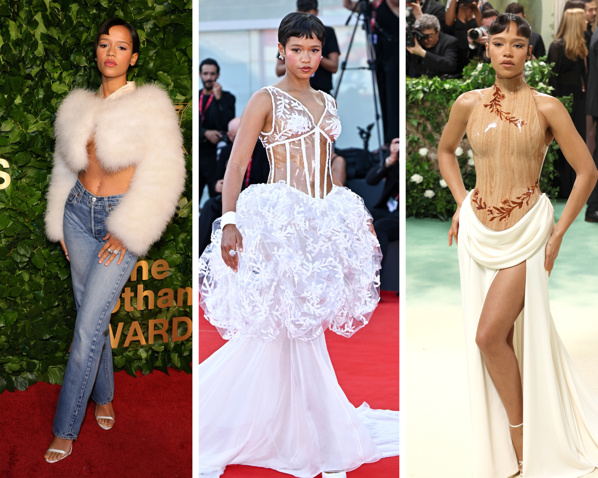 taylor russell met gala fashion: Whats the verdict? (See her bold style on the red carpet)