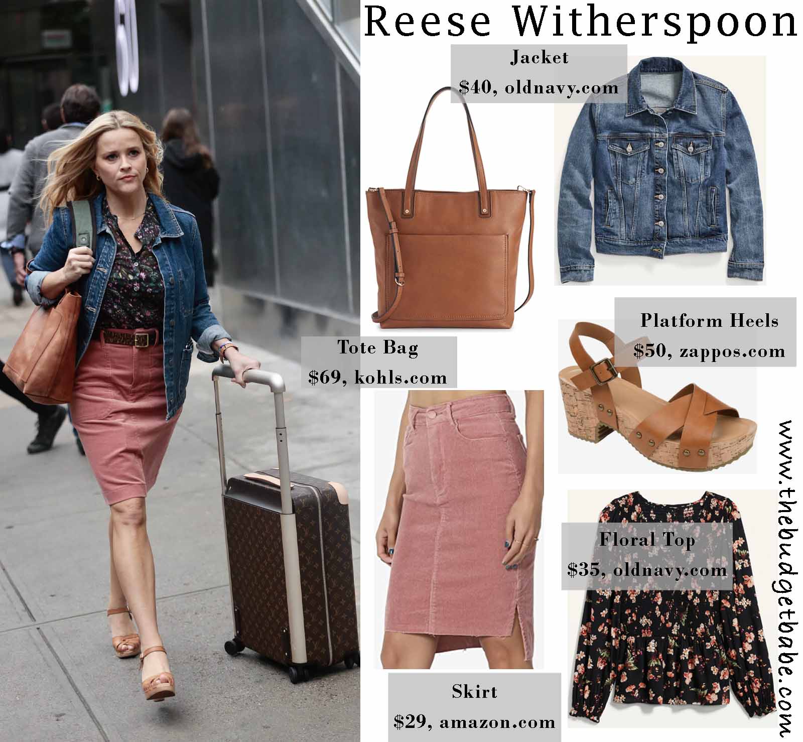 Get Reese Witherspoons Look: Celebrity Style on a Budget