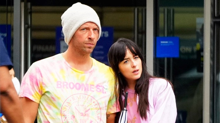 Chris Martin and Dakota Johnsons Rare Public Appearances