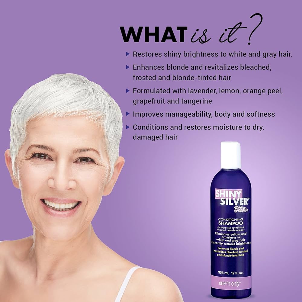 Shampoo for gray hair that really works? Get shiny silver locks today!