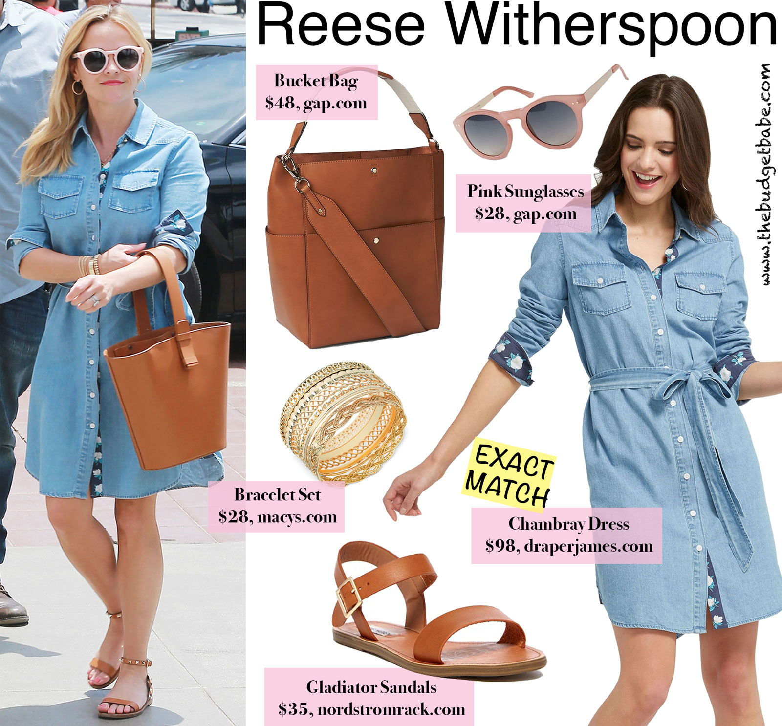 Get Reese Witherspoons Look: Celebrity Style on a Budget