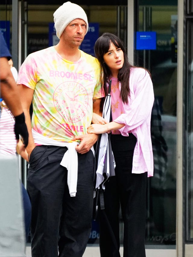 Chris Martin and Dakota Johnsons Rare Public Appearances