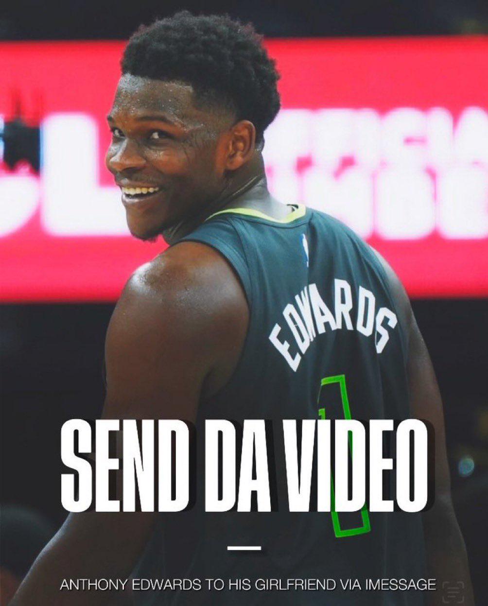 anthony edwards send da video: Check out the best reactions online.