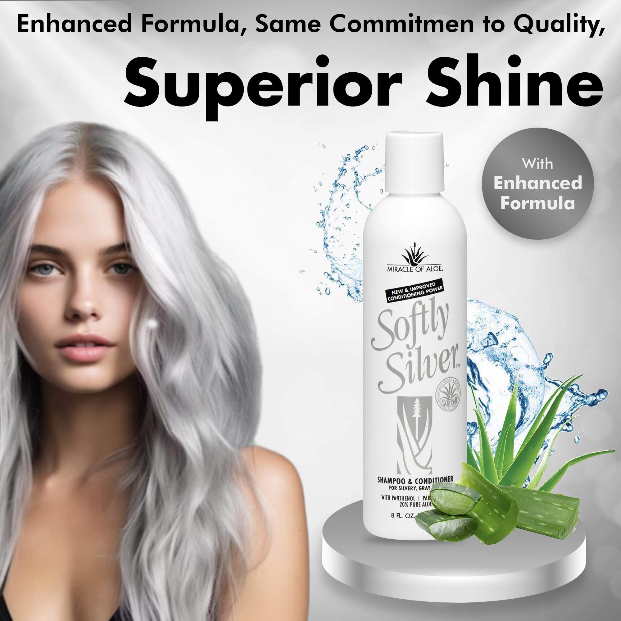 Shampoo for gray hair that really works? Get shiny silver locks today!