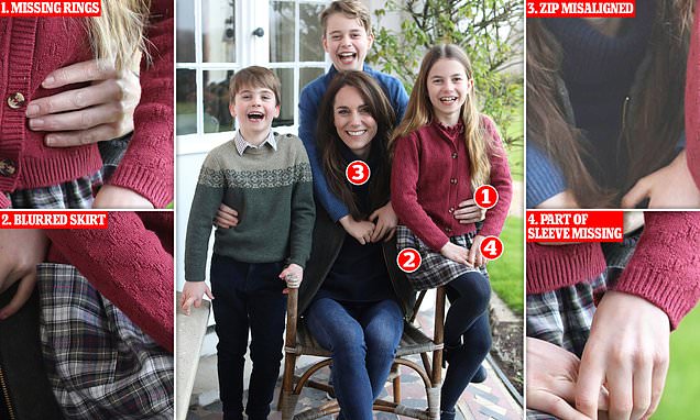 kate middleton mothers day photo: Fans spot issues with the new picture.