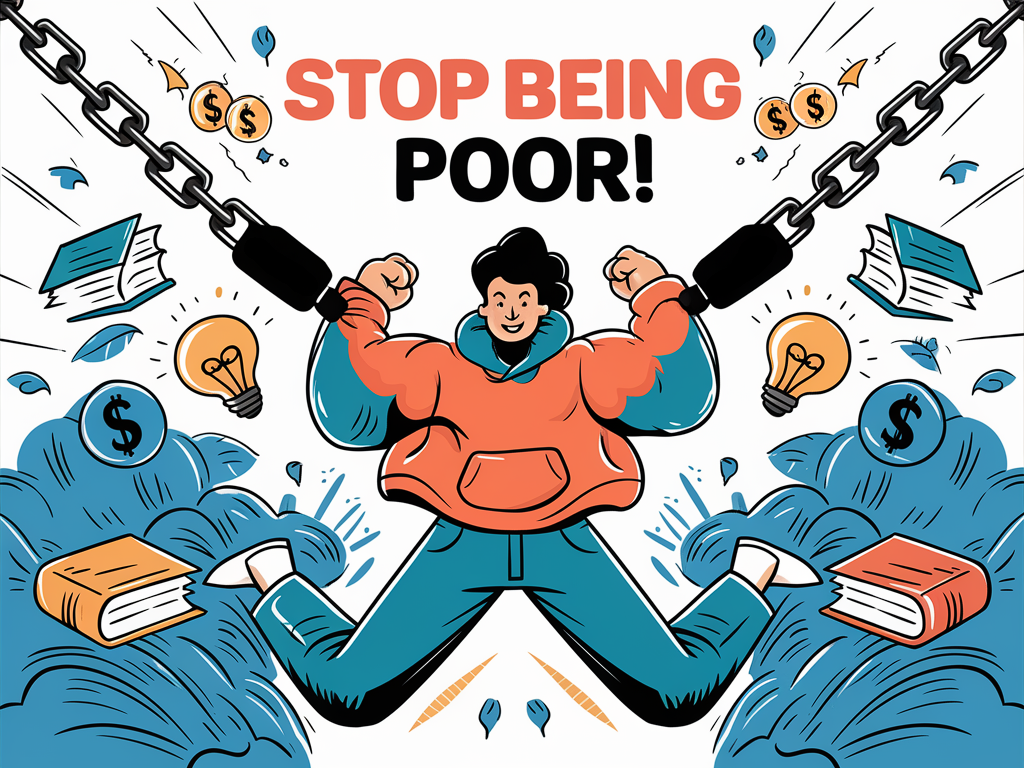 Stop Being Poor: How to Make More Money and Save More