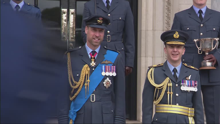 Prince William Attends Sovereigns Parade Today, On Behalf of King Charles