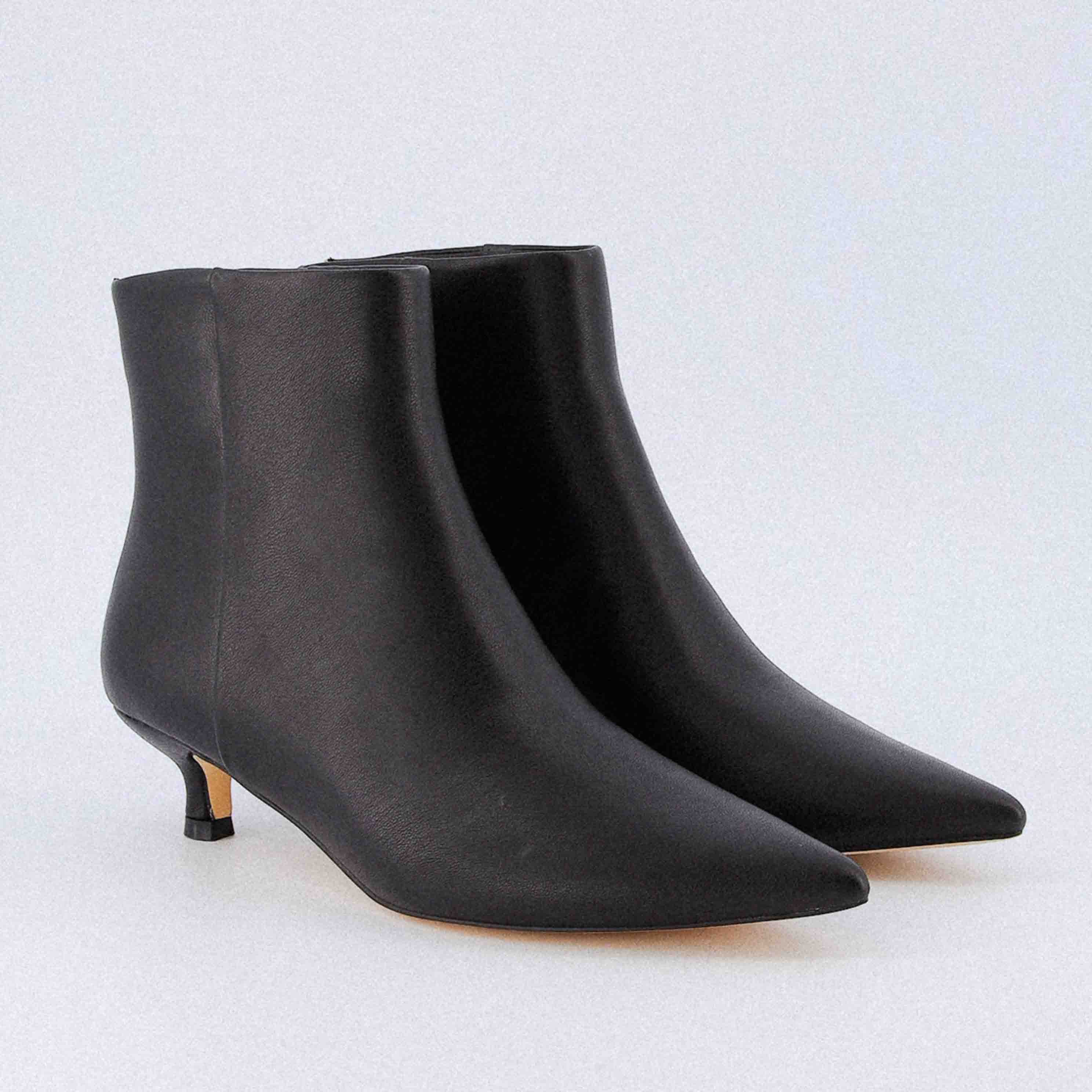 Chic and Comfy: Shop Kitten Heel Booties Now