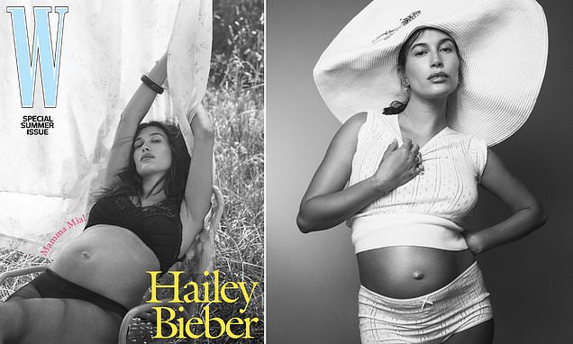 hailey bieber baby bump watch (is she really expecting)
