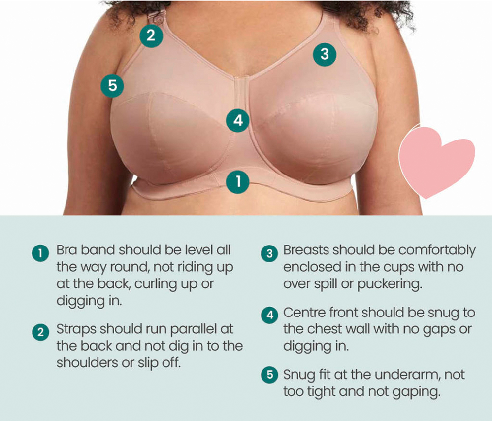 Double a cup fitting: Tips for finding the right bra.