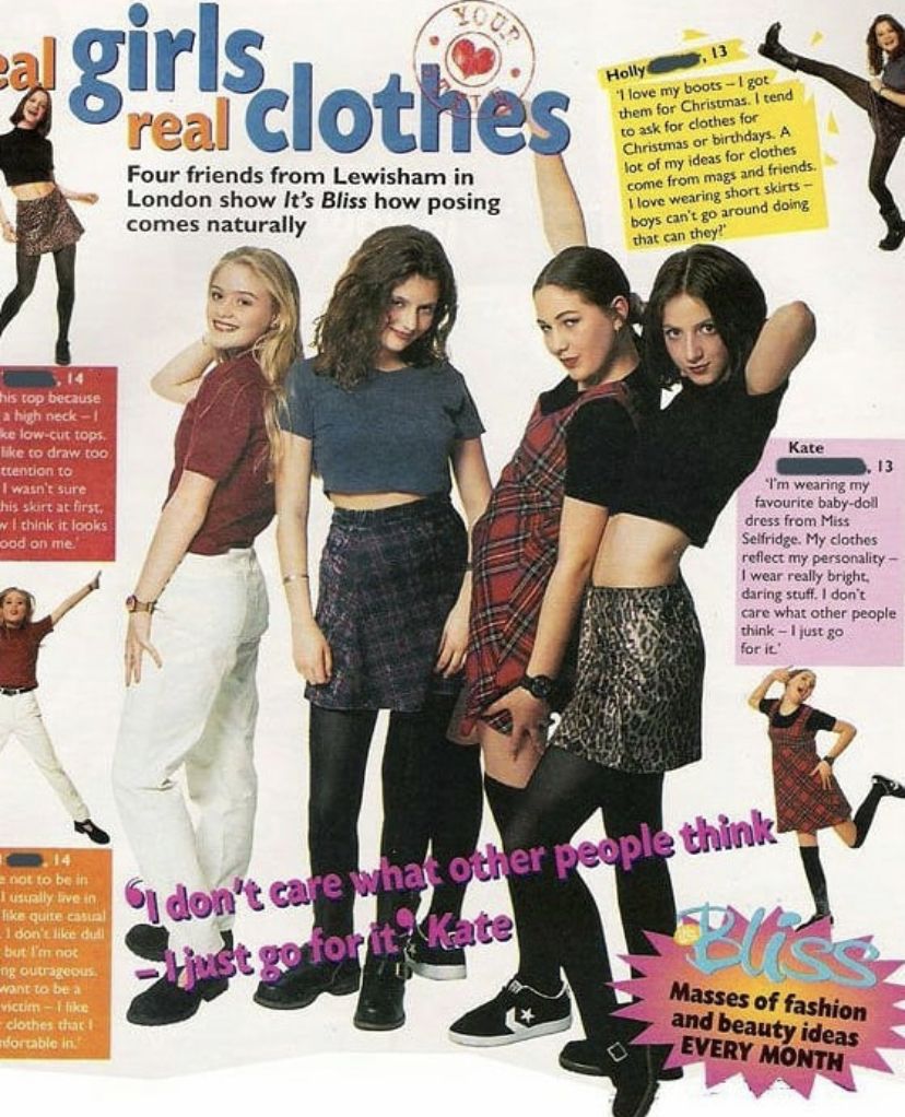 Get 1990s Street Style Fashion: Magazine or Catalogs for Outfit Ideas