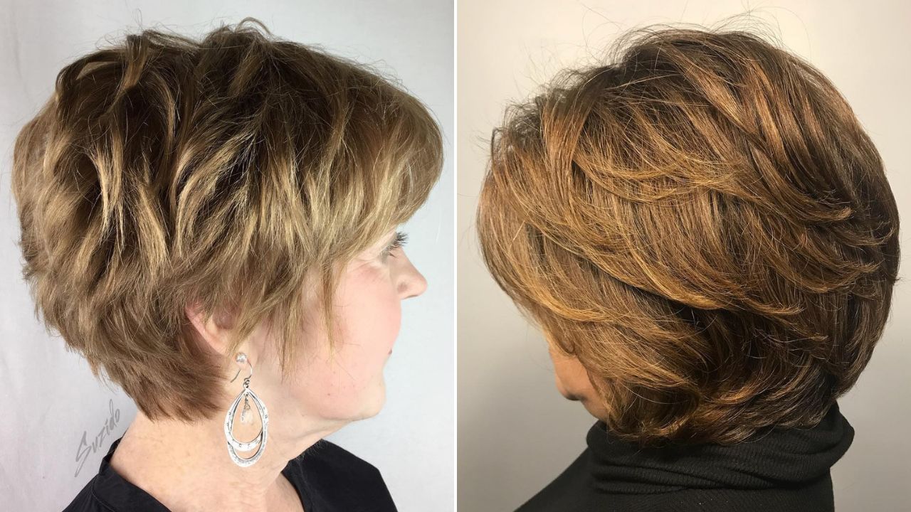 Easy low maintenance hairstyles for women over 60 | Quick and stylish looks for busy ladies