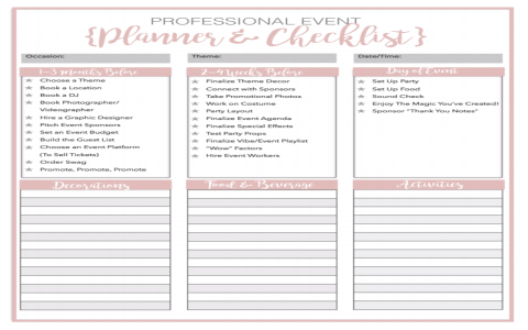 All White Party Planning Checklist: Everything You Need for a Successful Event
