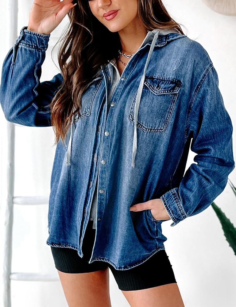 Where to Buy Womens Hooded Denim Jacket: Shop the Latest Styles Now!