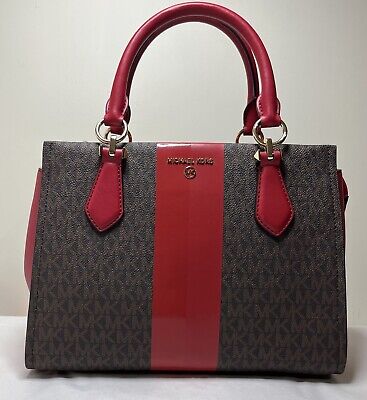 Stylish Red and Brown Michael Kors Bag: Check Out These Must-Have Styles for This Season