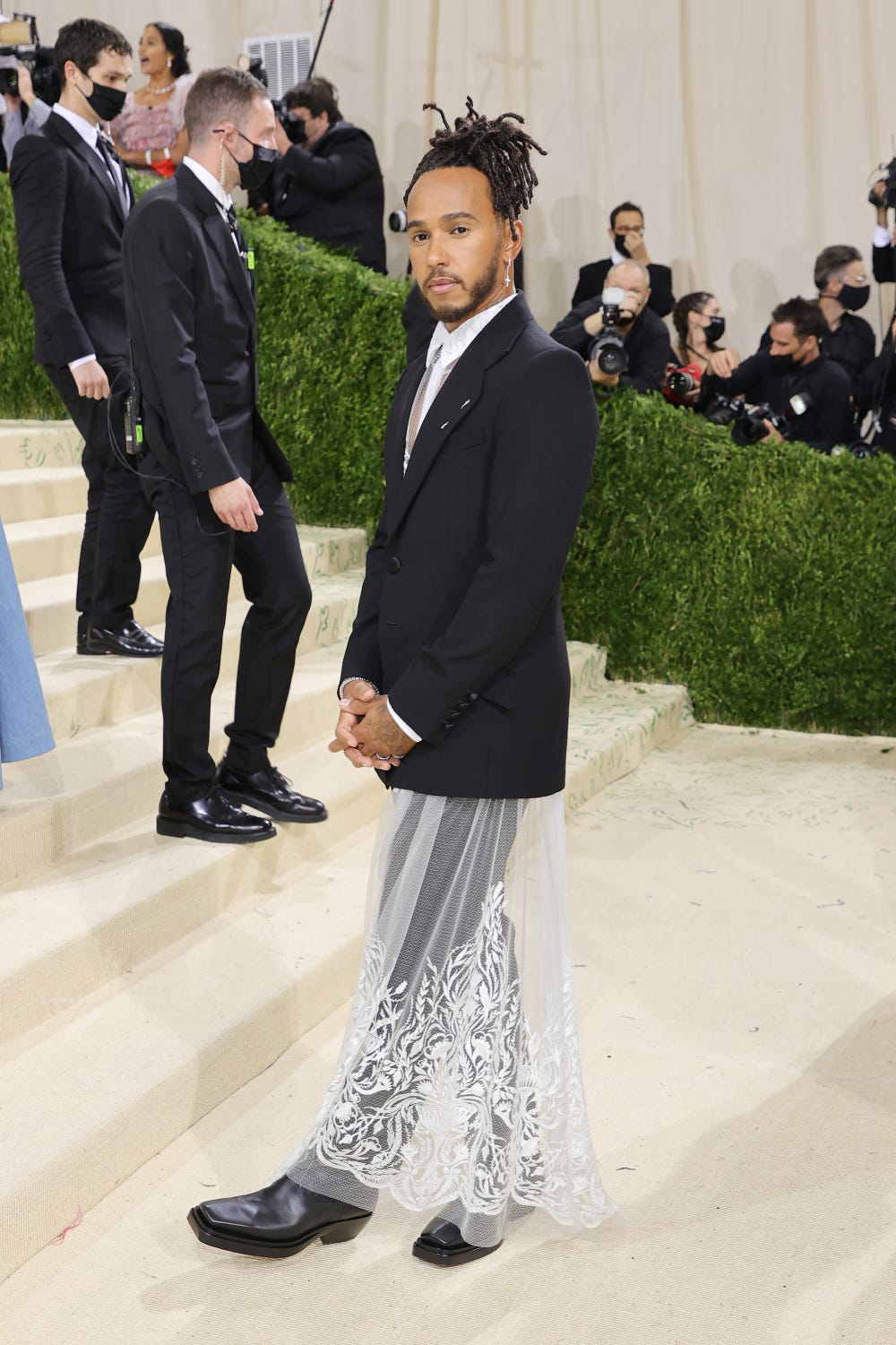 Lewis Hamilton Met Gala Style: Check Out His Most Daring Outfits, From Bold to Classic.