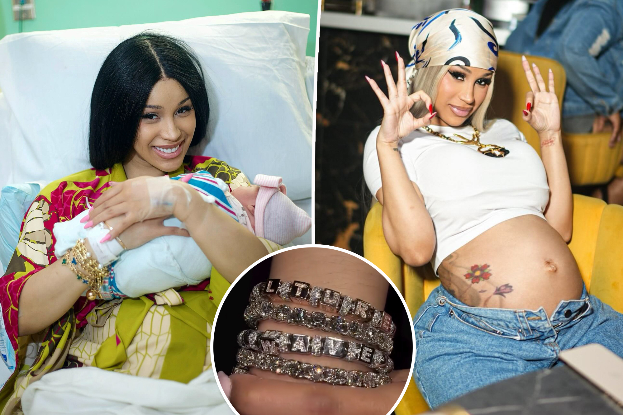 Cardi Bs 3rd baby name revealed? Fans have some interesting theories about what did Cardi B name her 3rd child