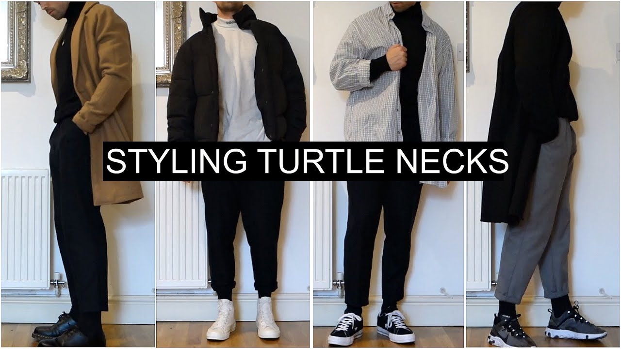 How to Wear Turtlenecks Under Clothes Men Style Guide.