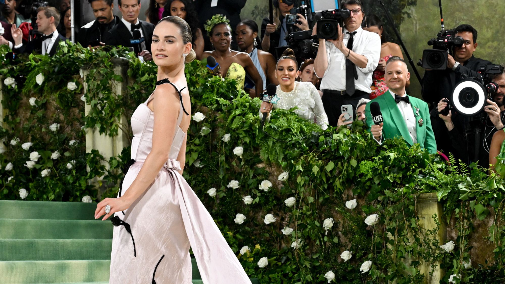 Was Lily James at the Met Gala 2024?(Here Is What We Know About Her Look This Year)