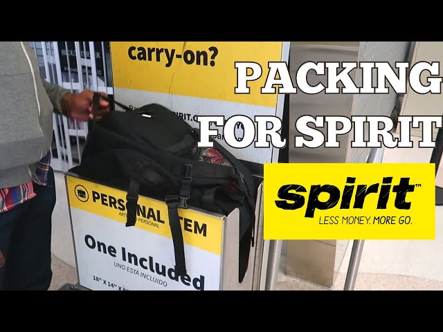 Articulo Personal Spirit Explained: Your Simple Guide to Carry-On Rules When Flying Spirit Airlines