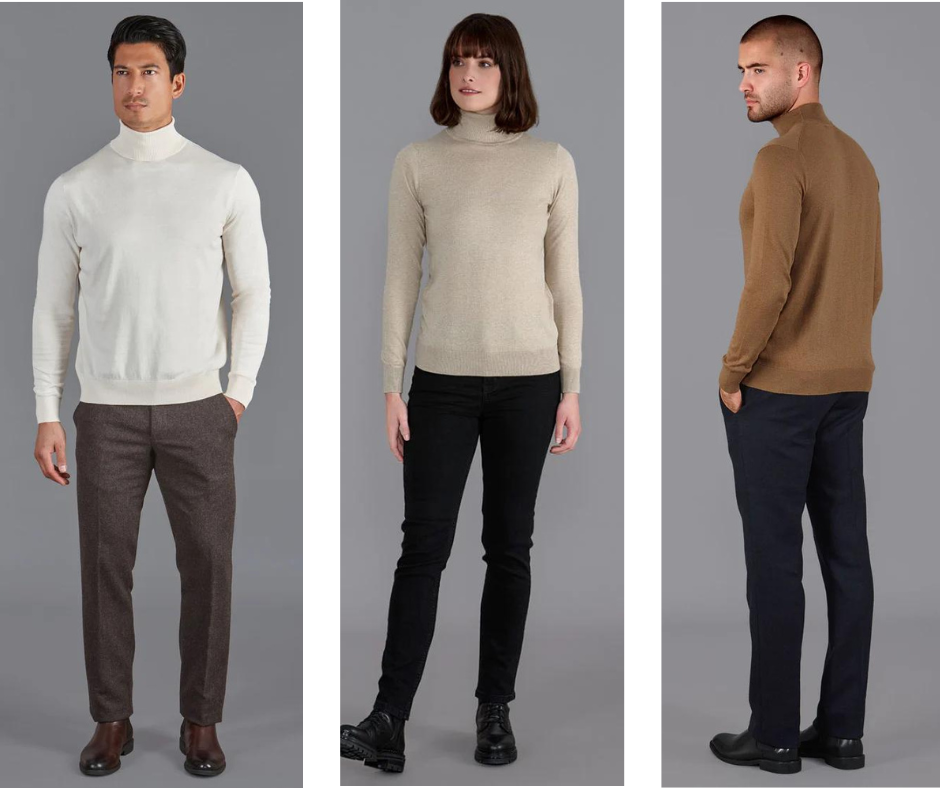 How to Wear Turtlenecks Under Clothes Men Style Guide.