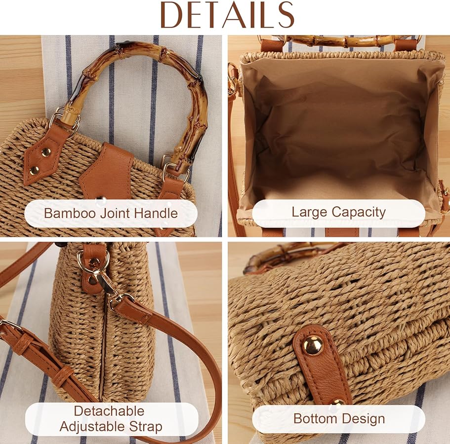 Cute and Chic Straw Crossbody Handbags: The Ultimate Style Guide for 2024