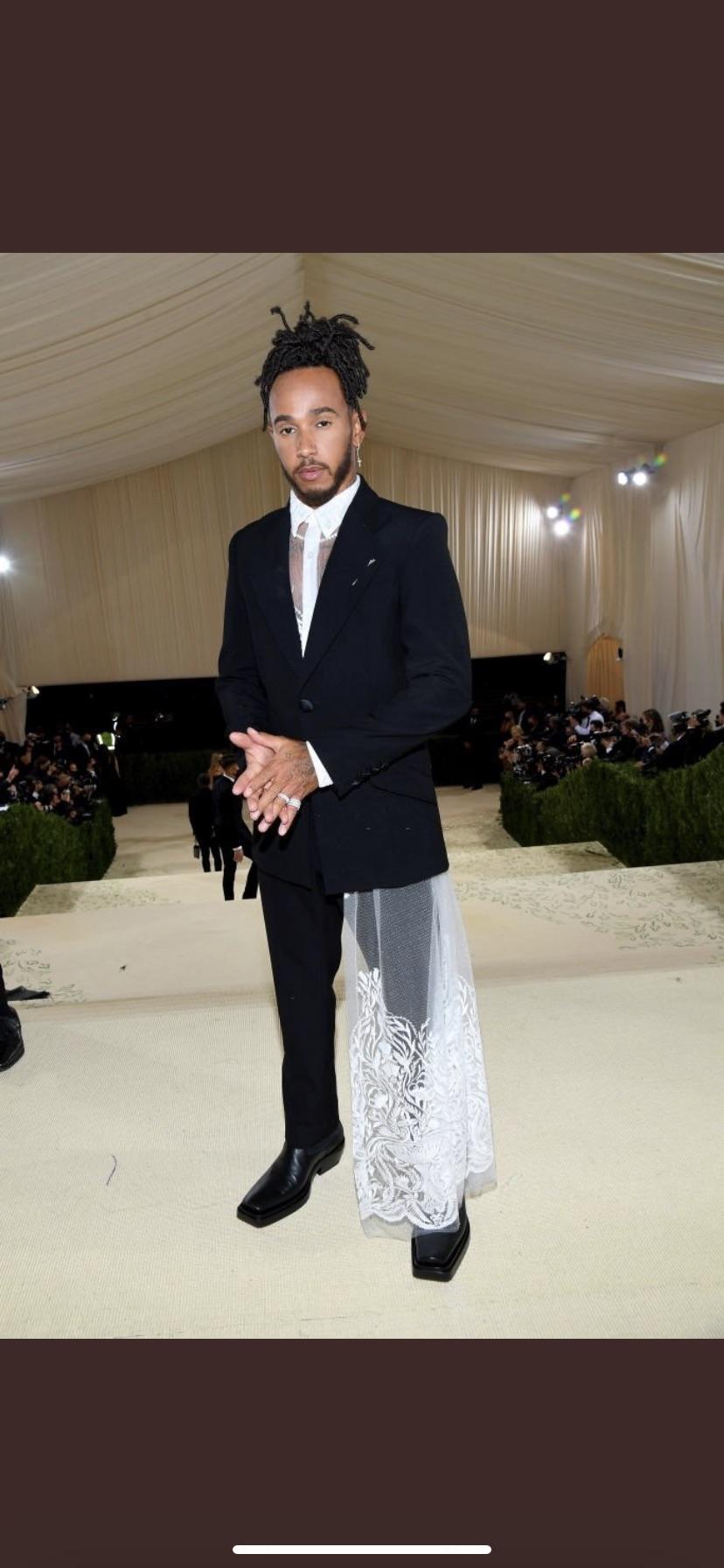 Lewis Hamilton Met Gala Style: Check Out His Most Daring Outfits, From Bold to Classic.