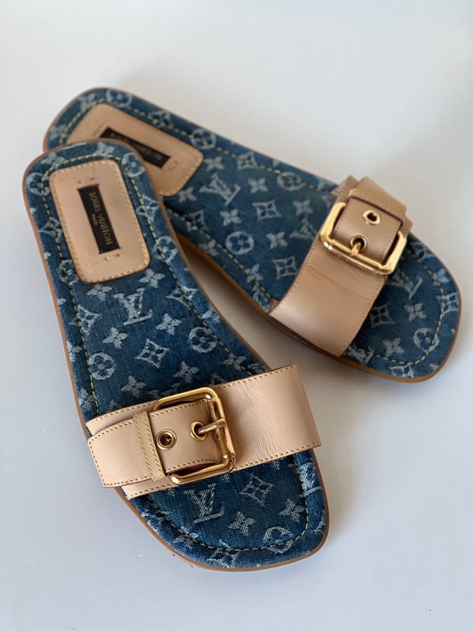 Where to Buy Authentic Louis Vuitton Denim Slides: Dont Get Fooled!