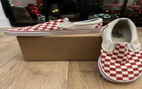 Shop Red and Black Checkerboard Vans: Find Your Perfect Pair Today