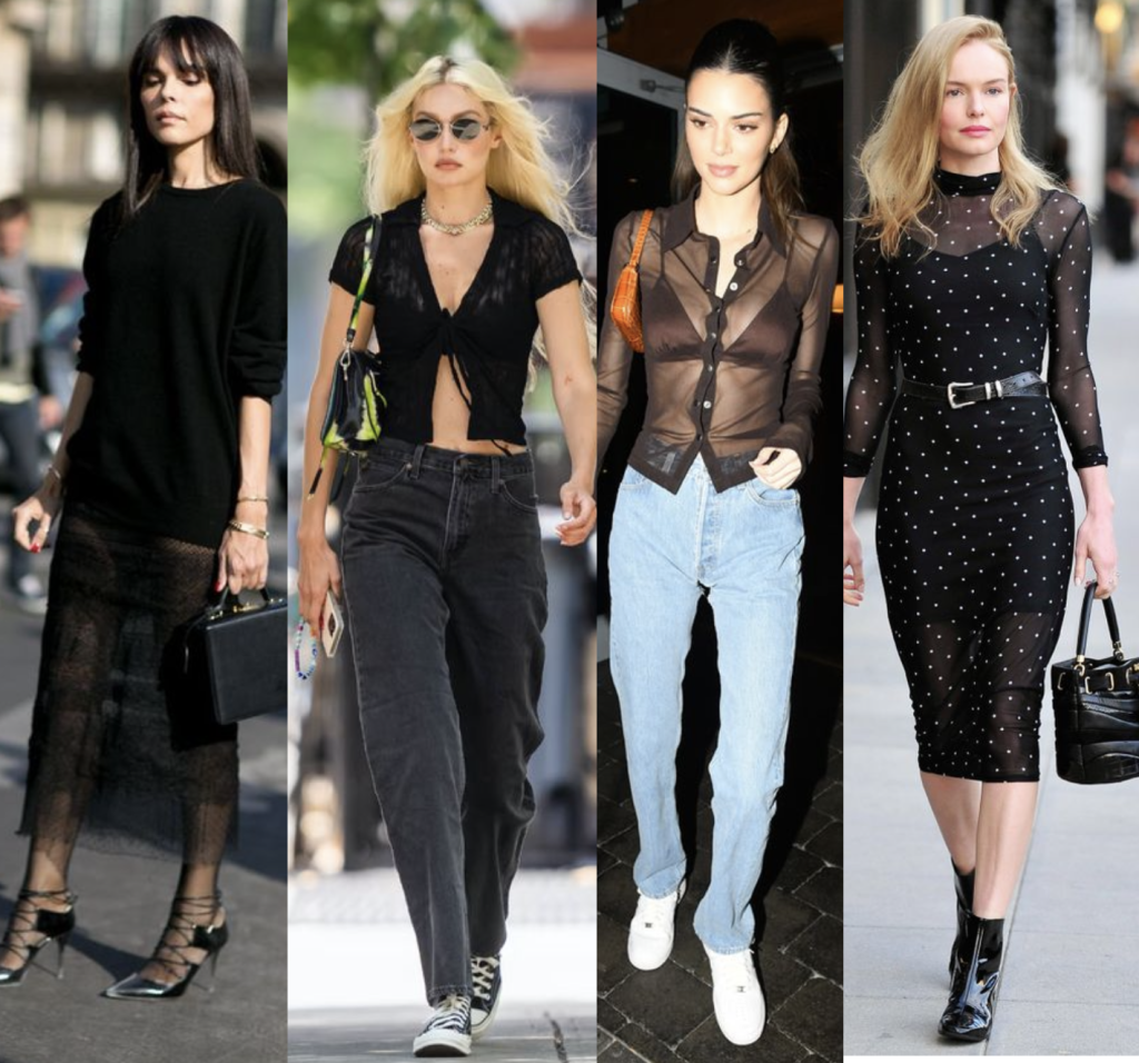 Transparent Clothing Inspo: See How Celebrities Rock It
