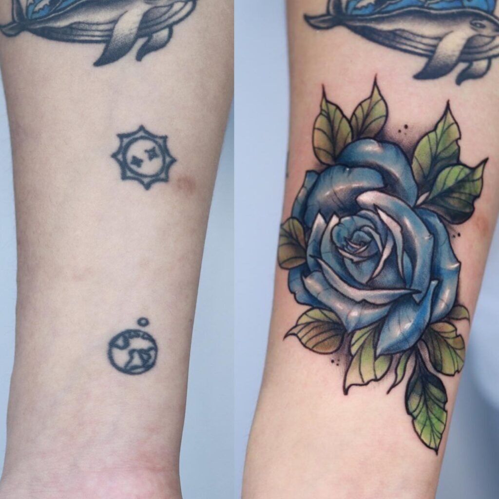 Thinking of a Cover Up? Blue Tattoo Concealment Options And What You Need to Know.