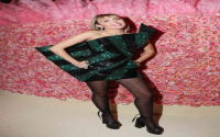 Miley Cyrus Grammy Dress:Gold Style! See Mileys Daring Grammy Look.