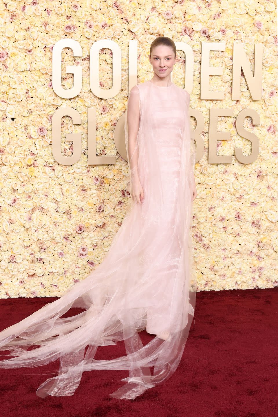 Hunter Schafer Golden Globes: See Her Stunning Red Carpet Look!