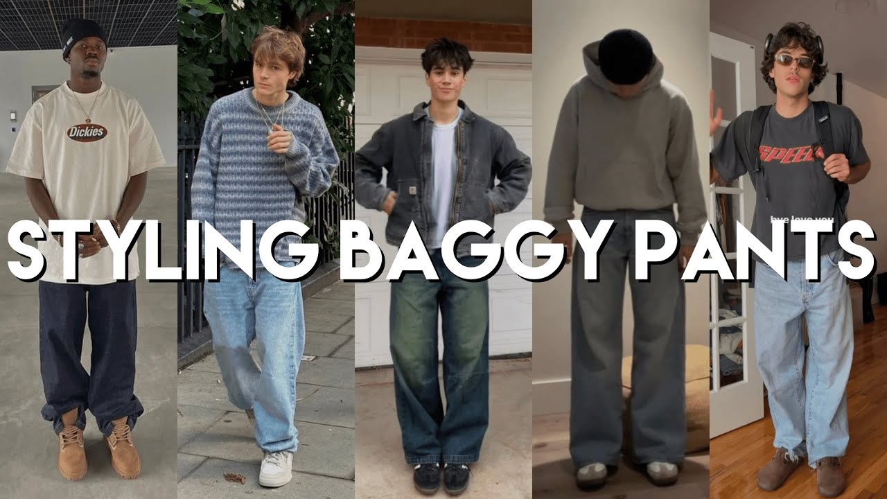 Mens baggy pants style (How?)