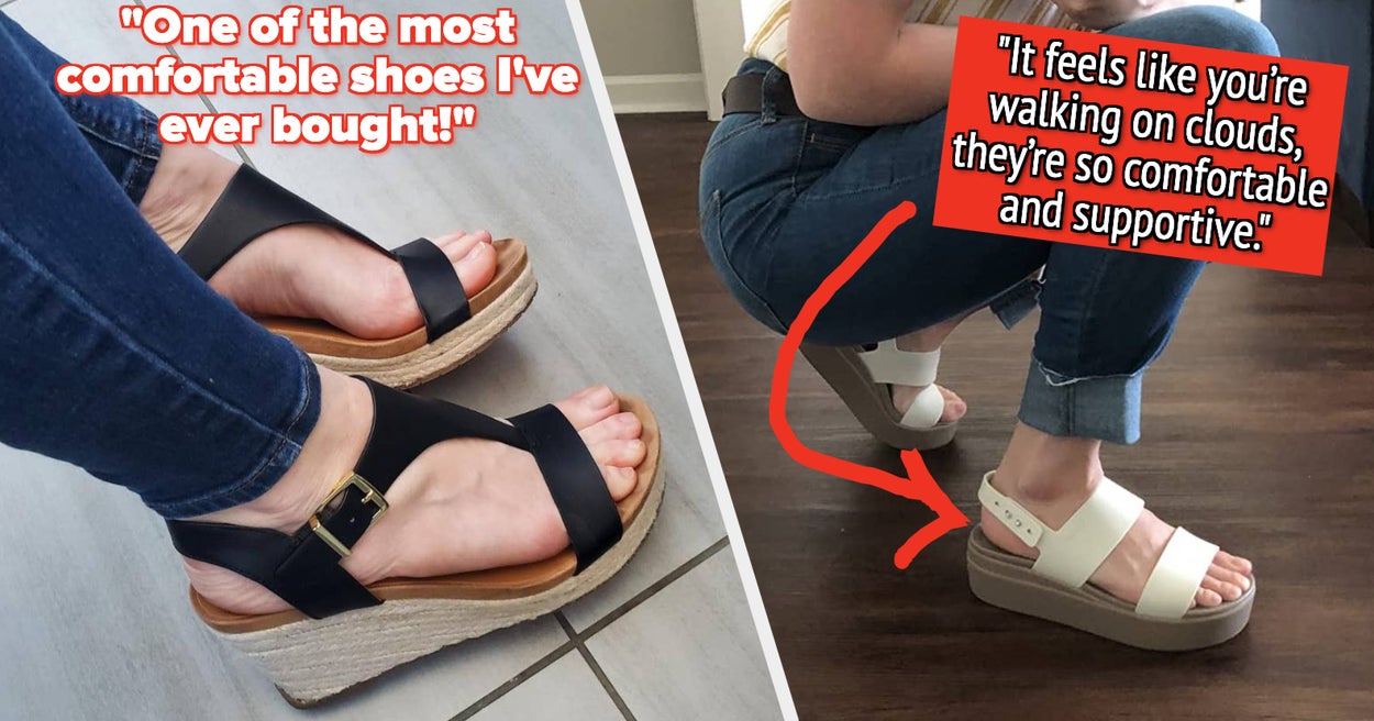 Are early 2000s platform sandals actually comfortable? Advice for walking confidently in these shoes.