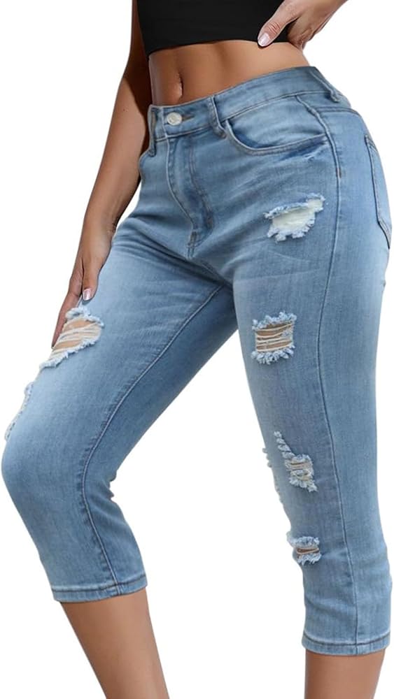 Affordable Denim Womens Capris, discover comfortable and stylish.