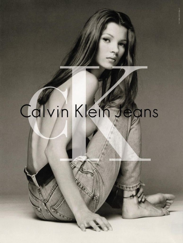 Young Kate Moss in Calvin Klein: Relive Her Early Modeling Days