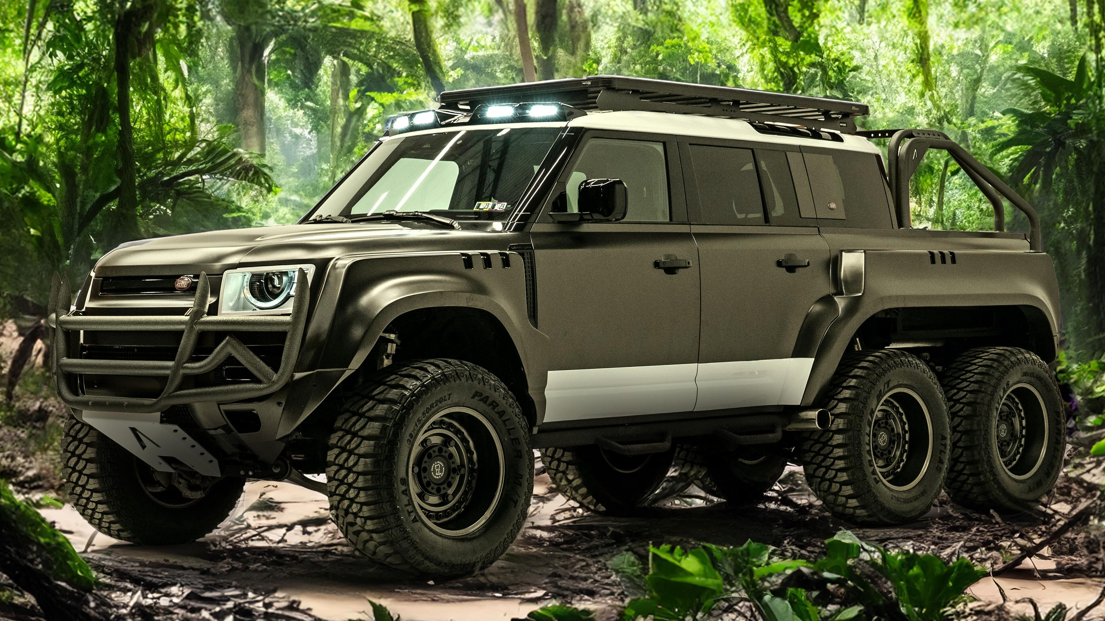Crazy or Capable? Exploring the Six-Wheeled Land Rover Defender.