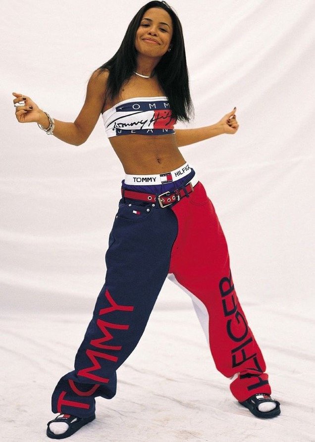 How to update the fashion Aaliyah look? (Mix her 90s style with modern trends)