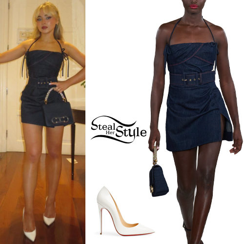 Sabrina Carpenters Blue Dress: Steal Her Amazing Style!