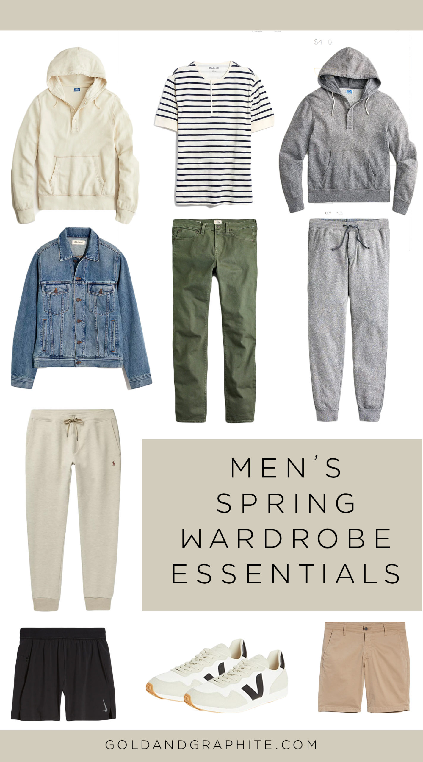 What are the key mens spring fashion essentials? Build your perfect wardrobe with these must-have pieces.