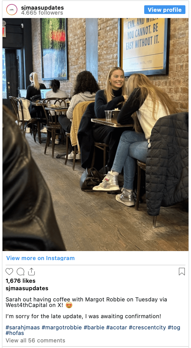 Whats the Connection Between Margot Robbie and Sarah J Maas? Understanding the ACOTAR Adaptation Buzz.