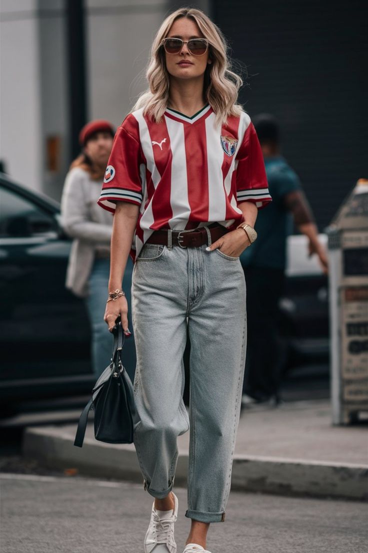 How to wear sports jersey outfits casually outside? Check out these comfortable and effortless style combinations.