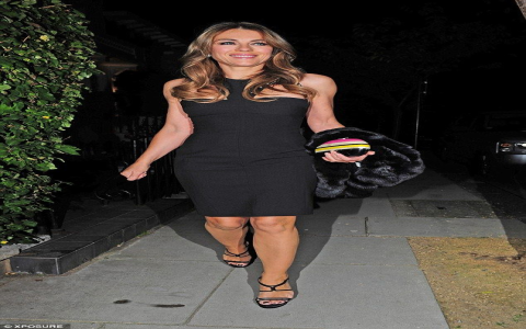 Obsessed with Elizabeth Hurleys Black Dress? Get the Look Now