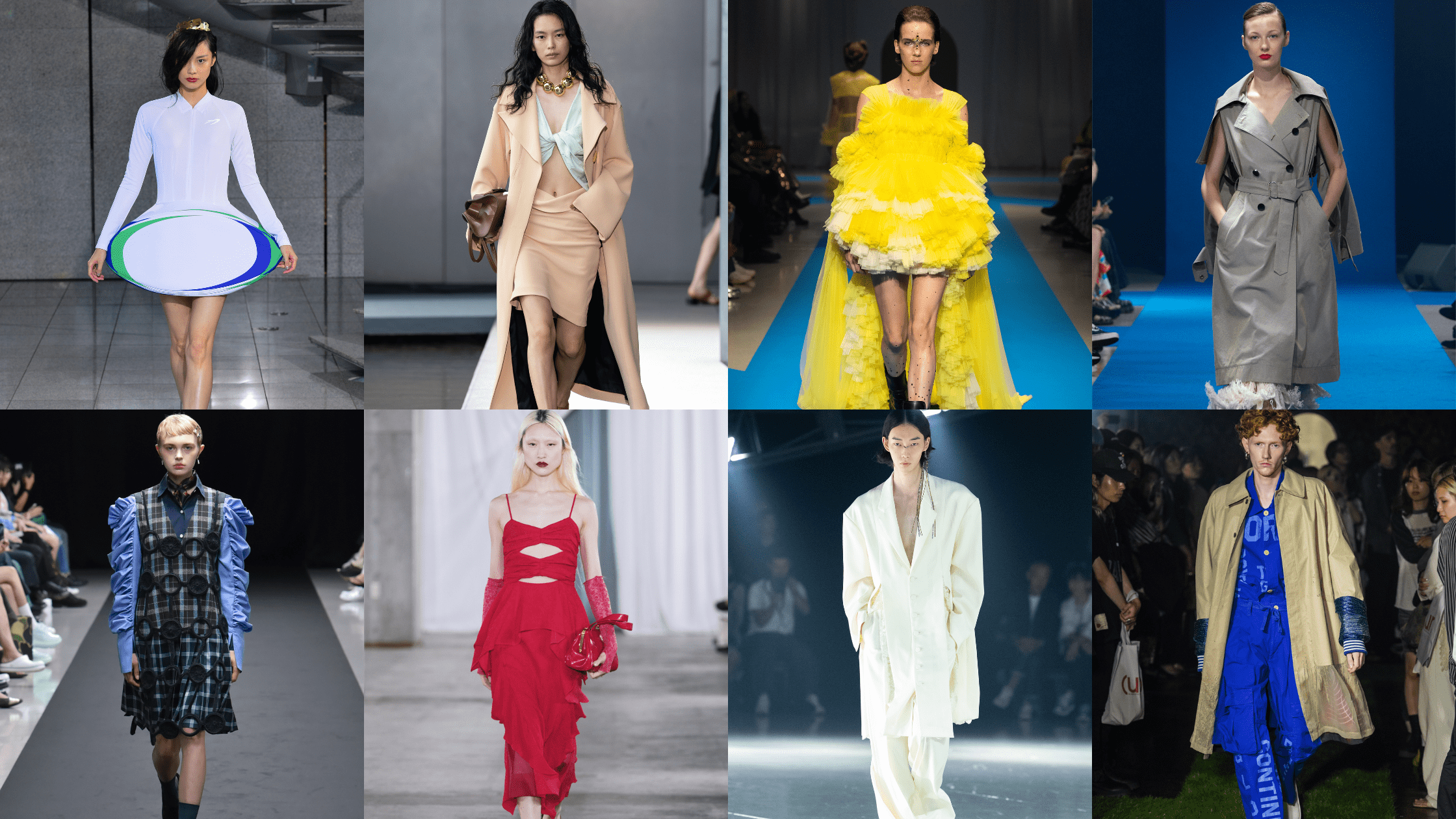 What styles showed up at japan fashion week in tokyo? Check out the runway highlights.
