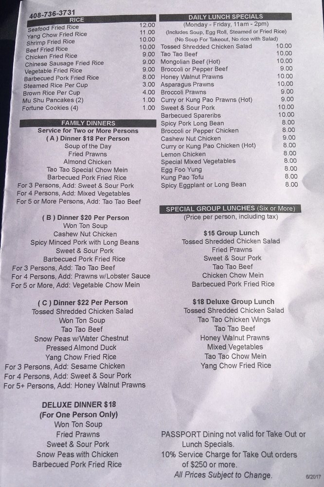 Tao Tao Menu Favorites: Top Picks You Should Try Today