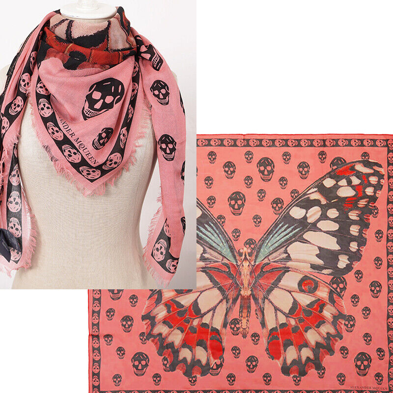 Alexander McQueen Butterfly scarf: Add a touch of elegance
