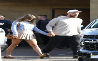 Taylor Swift Cheers for Kelce (Proof that taylor swift and travis kelce together?)