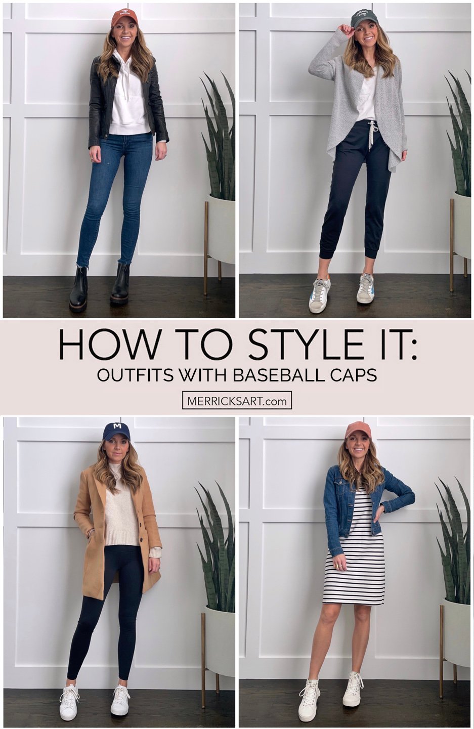 Need ideas for styling baseball caps for women? (Get inspired with these easy outfit looks!)