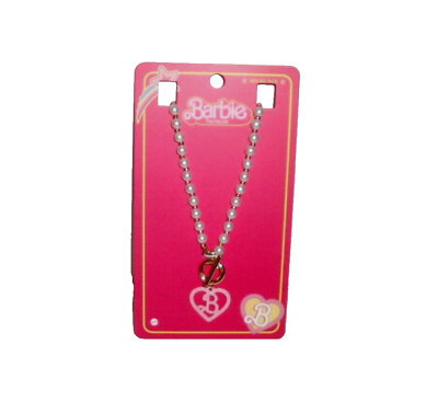 Is the official barbie heart necklace available? Find authentic movie merchandise here.